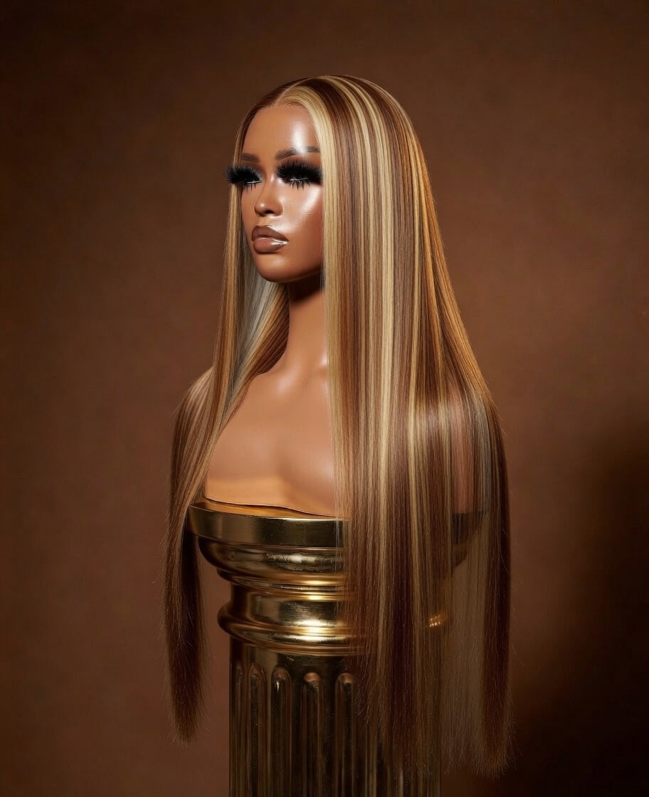 SAVRE Signature Blend Highlights HD Lace Frontal Wig